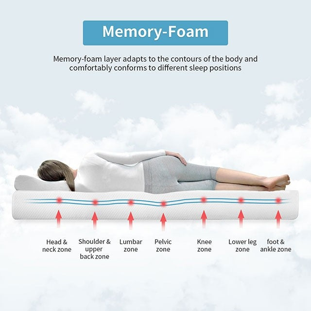 8" gel infused memory foam mattress